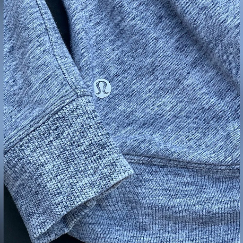 Lululemon Sweatshirt Pleated Back *Heathered Grey*